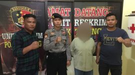 Wanita di Karimun berinisial SJ diamankan Unit Reskrim Polsek Tebing atas dugaan pencurian dengan pemberatan. (Foto: istimewa/kepriheadline.id)