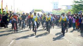 Kegiatan jelajah wisata Karimun pada November 2022 lalu. (Foto : Dispar Karimun).