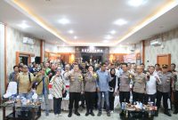 Kegiatan Syukuran di Mapolres Karimun dalam rangka HPN 2023, Jumat (10/2/2023). (Foto : Humas Polres Karimun)