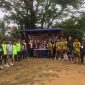 Foto bersama pada kegiatan Fourfeo Mini Soccer KKN STIE Cakrawala. (FOTO ISTIMEWA)