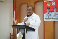Bupati Karimun Aunur Rafiq memberikan sambutan dalam kegiatan beberapa waktu lalu. (Foto: ist)