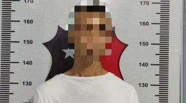 Salah satu pelaku tindak pencurian dengan pemberatan yang melakukan aksi pencurian uang di salah satu gudang Kawasan Kijang Lama. (FOTO: DOKUMEN POLISI)