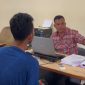 Tr menjalani pemeriksaan di Mapolsek Bintan Utara. (Foto: Istimewa/Kepriheadline.id)
