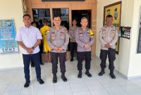 Polsek Kundur menggelar konfrensi pers pengungkapan kasus pencurian di Kundur. (Foto: Dokumen Polisi)