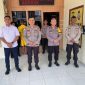 Polsek Kundur menggelar konfrensi pers pengungkapan kasus pencurian di Kundur. (Foto: Dokumen Polisi)