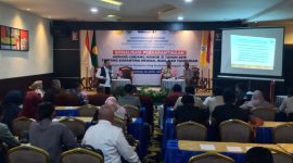 Kegiatan sosialisasi tentang Pengawasan serta Pengendalian Tumbuhan dan Satwa Liar di Ballroom Hotel Aston digelar SKP Kelas II Tanjungbalai Karimun, Kamis (6/4/2023).