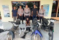 Polisi menangkap Oknum RT di Kundur Berinisial BJ (35) atas dugaan Tindak Curammor. (Foto: Dokumen Polisi)