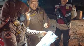 Petugas Stasiun Karantina Pertanian melakukan pengecekkan dokumen-dokumen kelengkapan karantina. (Foto: Ist)