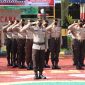 Personil Polres Karimun dalam sebuah apel beberapa waktu lalu. (Foto: Istimewa)
