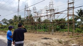 Salah satu lampu colok di kawasan Pongkar Karimun. (Foto: Ist/Kepriheadline.id)