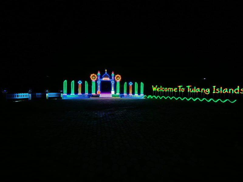 Suasana Lampu Colok di Desa Tulang. (Foto: Dispar Karimun)
