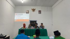 Timsel Anggota Bawaslu Kepri gelar sosialisasi tahapan pendaftaran di Kabupaten Karimun, Jumat (28/4/2023).