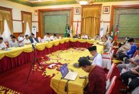 Rapat Persiapan Pelaksanaan Gugus Tugas Reforma Agraria (GTRA) Summit Tahun 2023 di Gedung Daerah Tanjungpinang. (FOTO: Diskominfo Kepri)