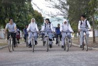Siswa-siswi SMA Negeri 1 Pamali. (Foto: Dokumen Timah)
