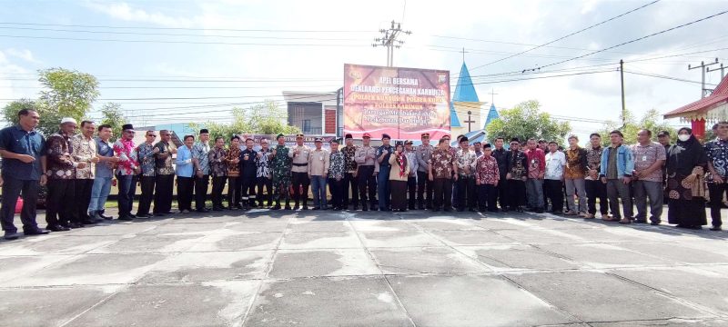 Apel Deklarasi Penanganan dan Penanggulangan Karhutla di Kecamatan Kundur. (Foto: Humas Timah)