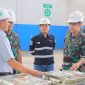 Danlantamal IV saat mengunjungi Gudang Logam PT Timah Tbk Unit Produksi Kuy (Foto:Istimewa)