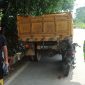 Jajaran Satuan Polisi Lalu Lintas melakukan pemeriksaan terhadap kejadian kecelakaan lalu lintas di kawasan Jalan Raya Desa Pangke. (Foto: Istimewa)