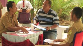 Pelaksanaan PPDB di SMPN 1 Karimun beberapa tahun lalu. (Dokumen Kepriheadline.id)