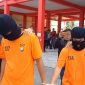 Dua pelaku penyeludupan PMI Non Prosedural yang diamankan Satreskrim Polres Karimun baru-baru ini. Foto: Kepriheadline.id