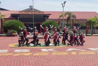 Tiha Regu PBB mewakili Polres Karimun di Lomba PBB Polda Kepri. Foto: Istimewa