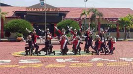 Tiha Regu PBB mewakili Polres Karimun di Lomba PBB Polda Kepri. Foto: Istimewa