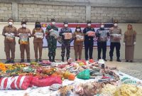 Stasiun Karantina Pertanian Kelas II Tanjung Balai Karimun menggelar pemusnahan Media Pembawa HPHK dan OPTK hasil penindakan Januari-Juni 2023. Foto: Kepriheadline.id