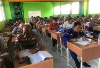 68 Personil Polres Karimun Jalani Tes Psikologi Sebagai Syarat Pemegang Senjata. (Foto: Humas Polres Karimun)
