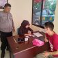Pelaksanaan vaksin presisi di Klinik Bhayangkara Polres Karimun. Foto: Humas Polres Karimun