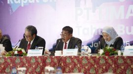 Rapat Umum Pemegang Saham Tahunan  (RUPST) PT Timah di Ballroom Hotel Borubudur, Jakarta. Foto: Humas PT Timah