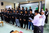 Puluhan Juru Sembelih Hewan Kurban di Kabupaten Karimun dilantik. Foto: istimewa