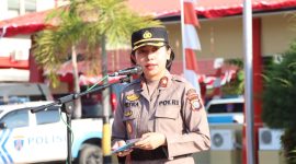 Waka Polres Karimun Pimpin Apel Satkamling 2023. Foto: Humas Polres Karimun