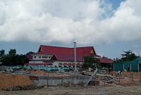 Tahapan pembangunan Gedung Satpol PP dan BPBD di Komplek Perkantoran Pemerintah Kabupaten Karimun. Foto: Istimewa