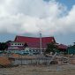 Tahapan pembangunan Gedung Satpol PP dan BPBD di Komplek Perkantoran Pemerintah Kabupaten Karimun. Foto: Istimewa