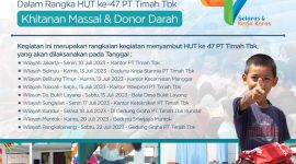 Pamflet Bulan Bakti PT Timah. Foto: Istimewa