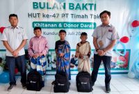 Puluhan Anak di Kabupaten Karimun Ikuti Khitanan Massal PT Timah Tbk. Foto: Humas Timah