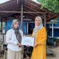 Tim PPM PT Timah serahkan bantuan ke sanggar Seni Gema Budaya Setunak. Foto: Istimewa