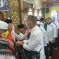Penyambutan jemaah haji Kabupaten Karimun di Masjid Baitul Karimun. Foto: Istimewa