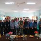 Dansatgas TMMD ke-117 Letkol Inf Budianto Damanik memberikan penyuluhan wawasan kebangsaan ke pelajar SMAN 1 Buru. Foto: Satgas TMMD