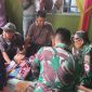 Prosesi Khitanan dilakukan Timkes TMMD ke-117 di Kecamatan Buru. Foto: Istinewa