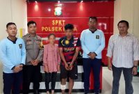 Polsek Kundur Barat menggelar Konfrensi Pers atas pengungkapan kasus Curanmor di Kundur. Foto: Istimewa