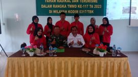 Penyuluhan Paham Radikalisme dan Terorisme di SMAN 1 Buru. Foto: Satgas TMMD.