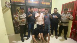 Polisi ringkus dua remaja pelaku pencurian dengan pemberatan di kawasan Tebing. Foto: Istimewa.