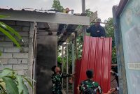 Progres Pembangunan RTLH Program TMMD Capai 77 Persen. Foto: Satgas TMMD