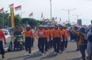Pelaksanaan Lomba Gerak Jalan 10 Km di Coastal Area. Foto: rr