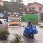 Kondisi banjir di kawasan Pelipit, Kelurahan Sei Lakam Timur, Jumat (18/8/2023). Foto: Rr/kepriheadline.id