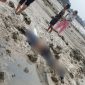 Mayat laki-laki ditemukan dalam kondisi terlungkup di karang-karang kawasan pesisir Pantai di Desa Pongkar. Foto: Istimewa