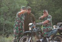 Dandim 0317/Tbk Letkol Inf Budianto Damanik mendampingi Danrem 033/WP Brigjen TNI Yudi Yulistyanto. Foto: Kepriheadline.id
