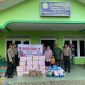 Jajajran Polres Karimun serahkan bantuan sosial ke Panti Asuhan di wilayah Kabupaten Karimun dalam rangka HUT ke-78. Foto: Istimewa