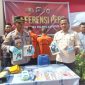 Polsek Kuba menggelar Konferensi Pers pengungkapan kasus pencurian dengan pemberatan di 10 lokasi di Kundur. Foto: istimewa