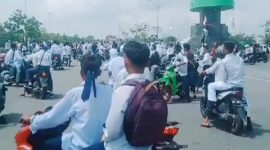 Tangkapan layar video yang viral di Media Sosial. 